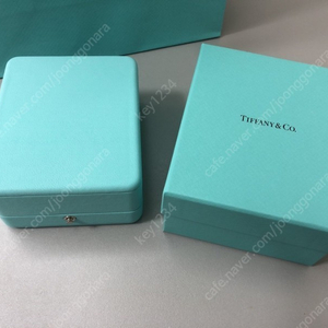 정품]티파니 민트색 목걸이 케이스.상자.박스
