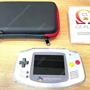 GBA 게임보이 어드밴스 라미네이트 + EZ FLASH DE 일괄 판매합니다.
