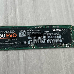 삼성 SSD 860 EVO SATA m.2 1TB 판매합니다.