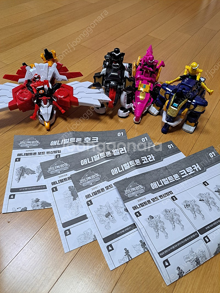 미니특공대 애니멀트론4종일괄택포--0