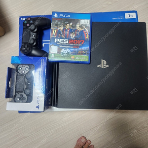 ps4 pro(7017B) 500g ssd+ 1tb hdd +패드 2개