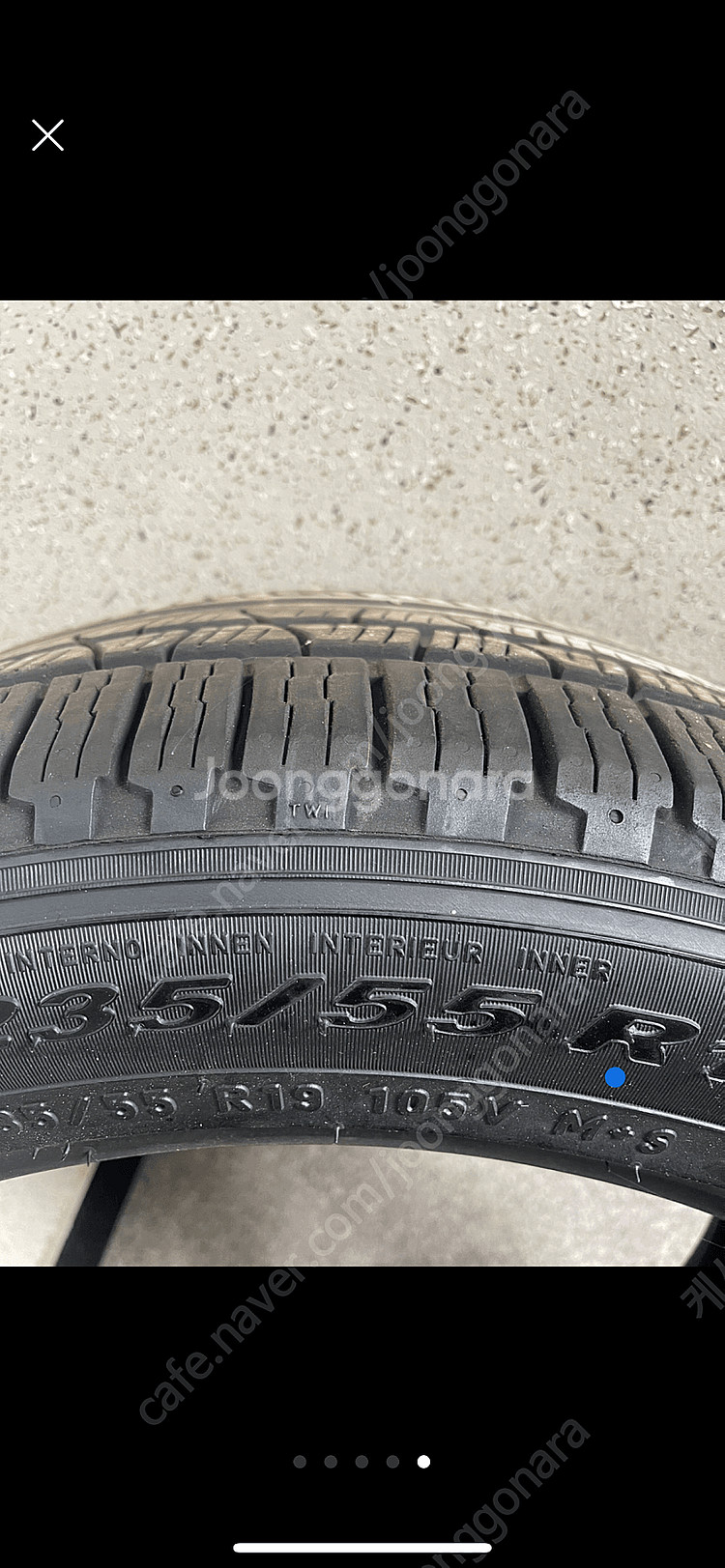 피렐리타이어 p235/55 r19 한짝입니다--3