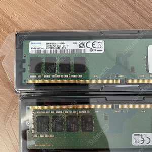 삼성 DDR4 8GB 램 2개