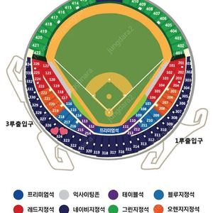 한국시리즈 5차전 3루레드 단석 양도합니다