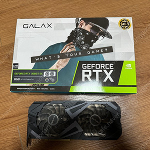 갤럭시 지포스 RTX 3060Ti EX BLACK OC D6 8GB팝니다