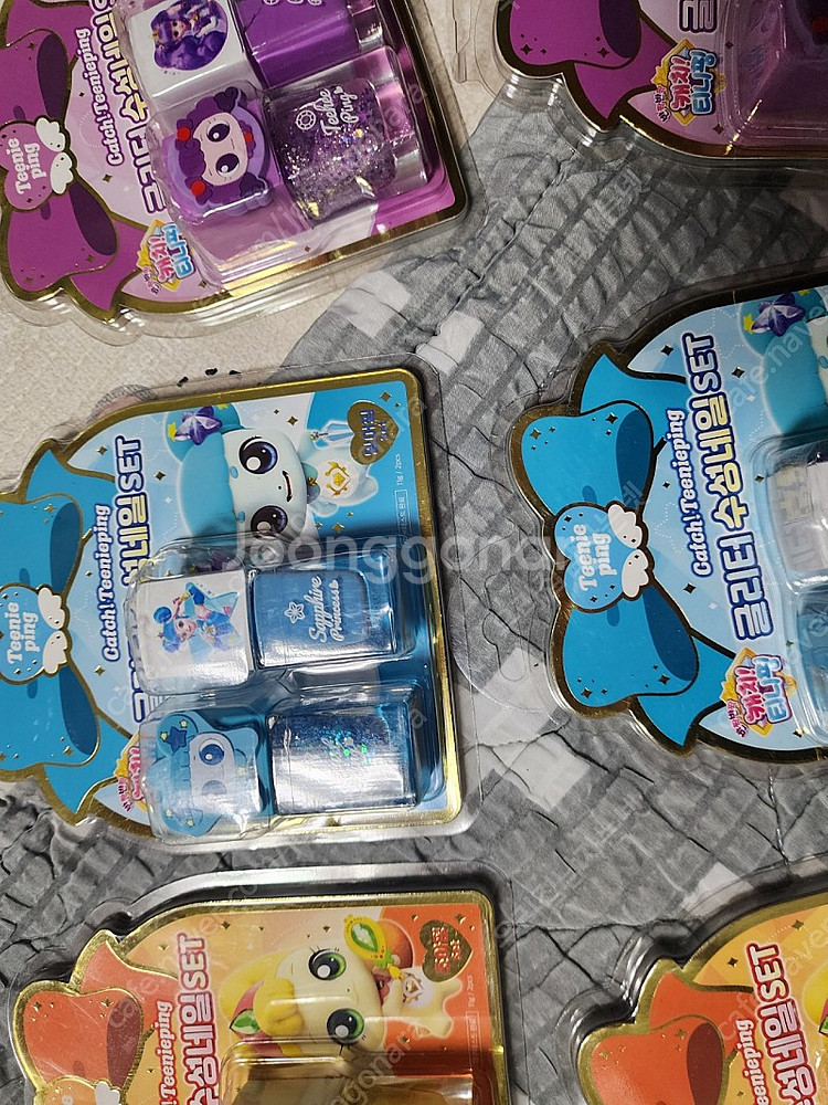 캐치티니핑 글리터 수성네일 세트 두세트금액--3