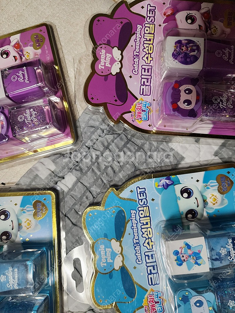 캐치티니핑 글리터 수성네일 세트 두세트금액--4