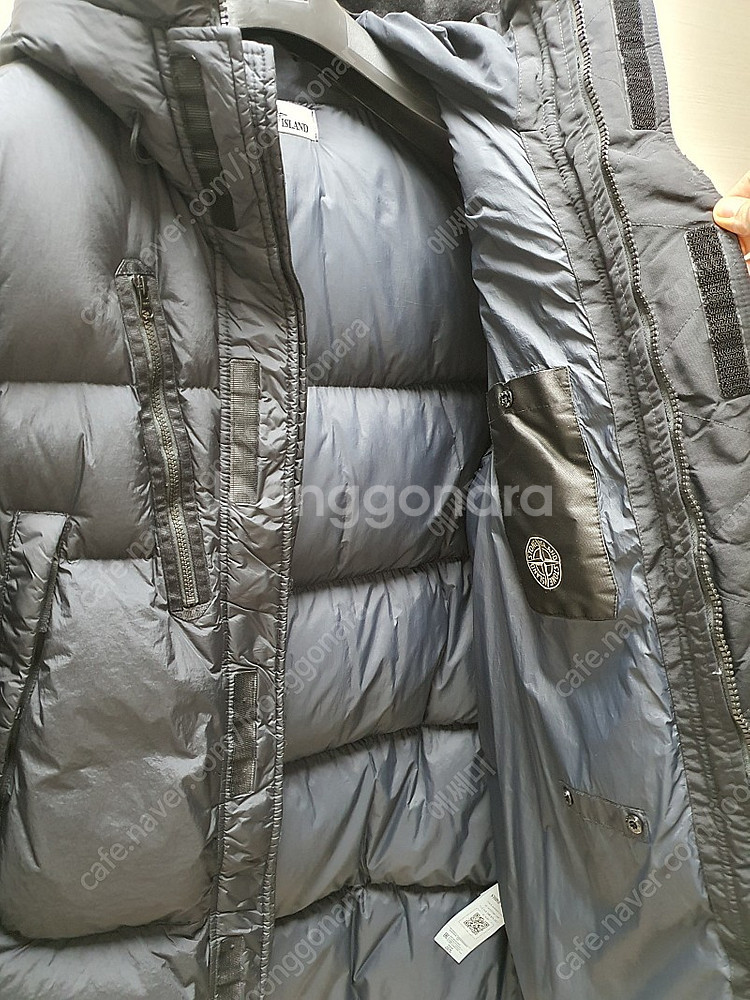 21fw 스톤아일랜드 크링클랩스 롱패딩(블랙) L사이즈...--9