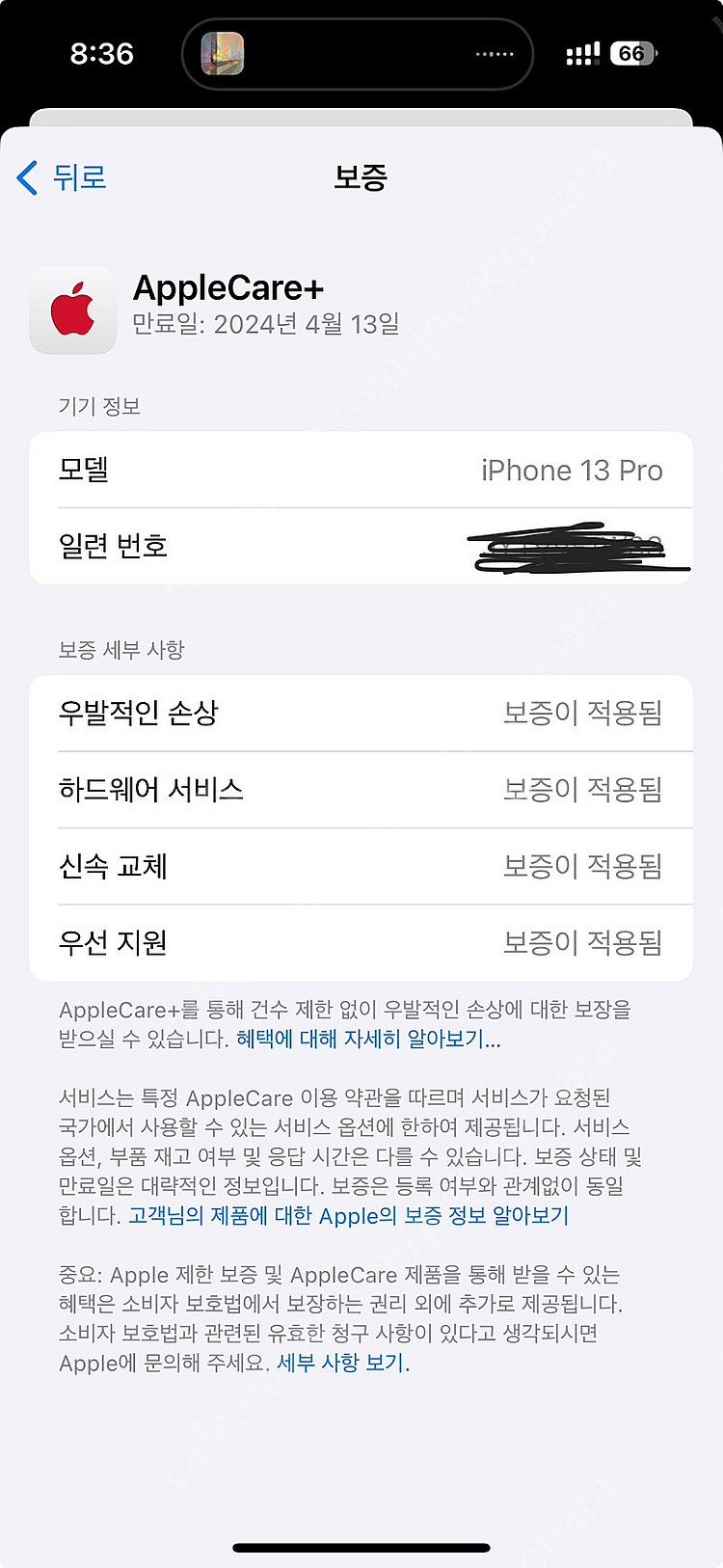 아이폰 13 프로 블루 애케플--1