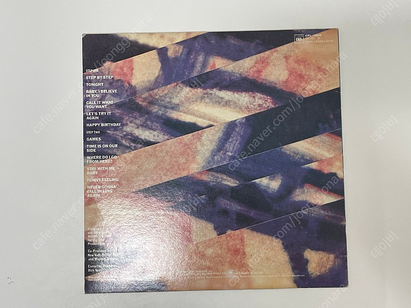 New Kids On The Block LP Step By Step 4만--2