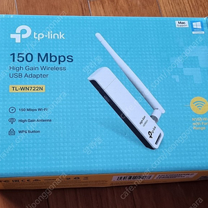 무선랜카드 TP-LINK TL-WN722N 미사용 박스개봉