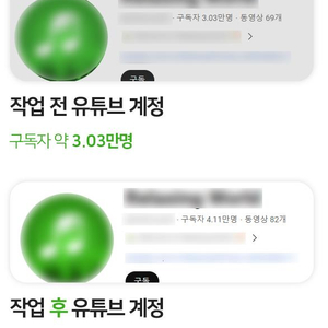 유튜브 구독자 100명당 4,800원에 작업합니다!