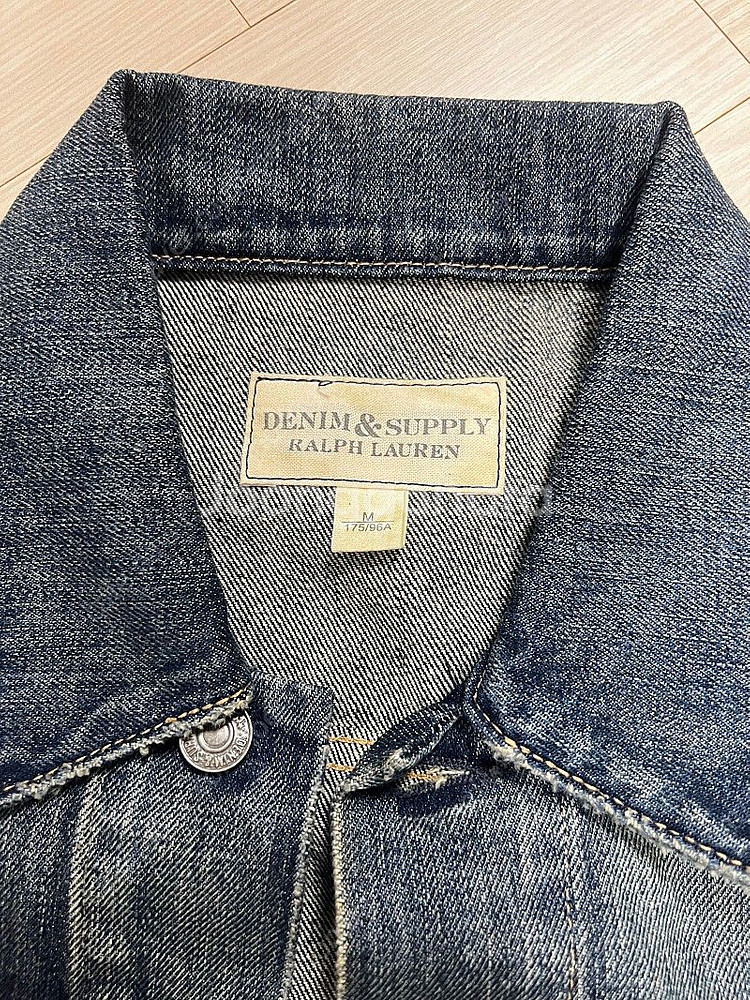 [M] 폴로 데님앤서플라이 데님 자켓 청자켓--1