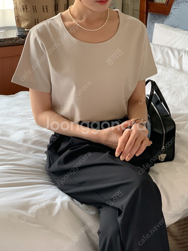 어베인 유넥 실켓 반팔티--6