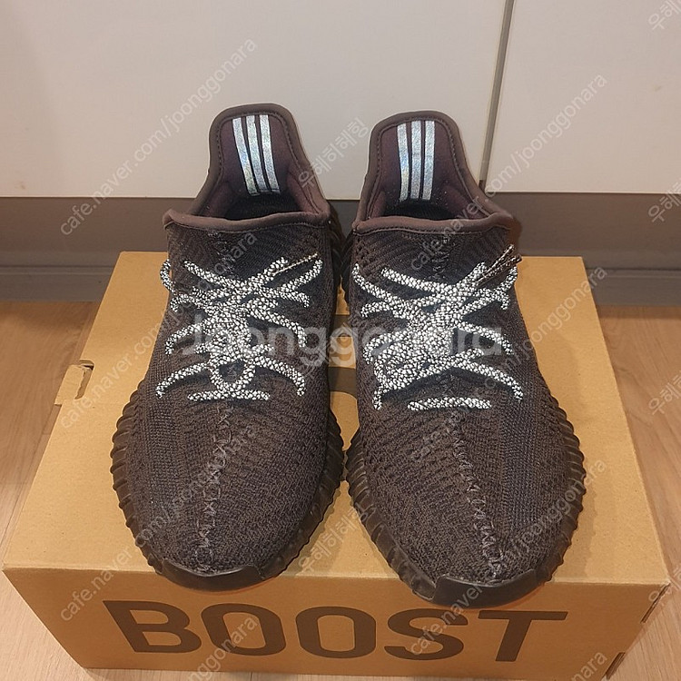 이지부스트 350 v2 255 트리플블랙 논리플렉터 팝...--0