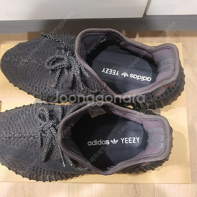 이지부스트 350 v2 255 트리플블랙 논리플렉터 팝...--5