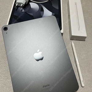 아이패드 에어5(스페이스 그레이) WiFi 256GB + 애플 펜슬 2세대 + 애플케어