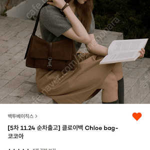 백투베이직스 클로이백 Chloe bag 코코아