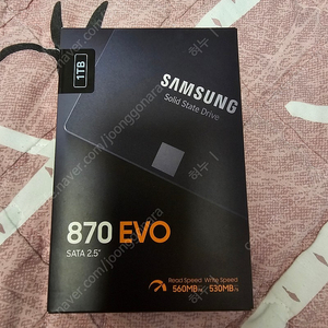 삼성 870evo 1테라 ssd 팝니다