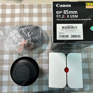 캐논 EF 85mm f1.2L 2 USM(만투) + 캐논 정품필터