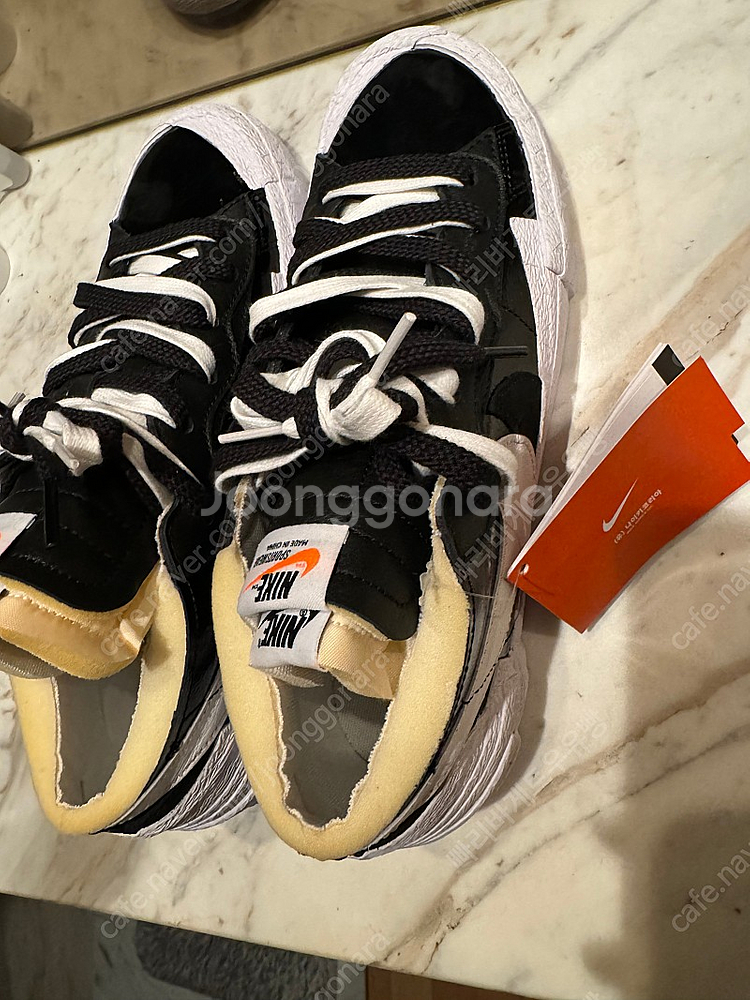 나이키 블레이저 로우 사카이 블랙 260 새상품--2