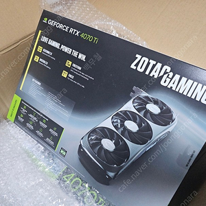 ZOTAC GAMING RTX 4070 Ti Trinity OC D6X 12GB (미개봉)