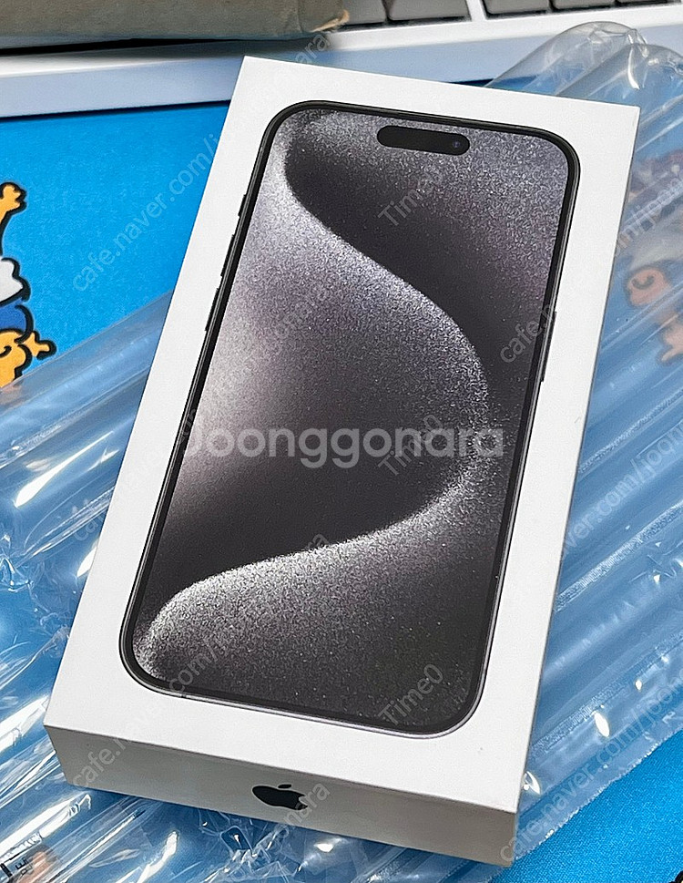 아이폰 15 프로 블랙 티타늄 256gb(미개봉, 택포...--0