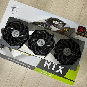 msi 3070ti 슈프림x D6X 트라이프로시저2S 판매