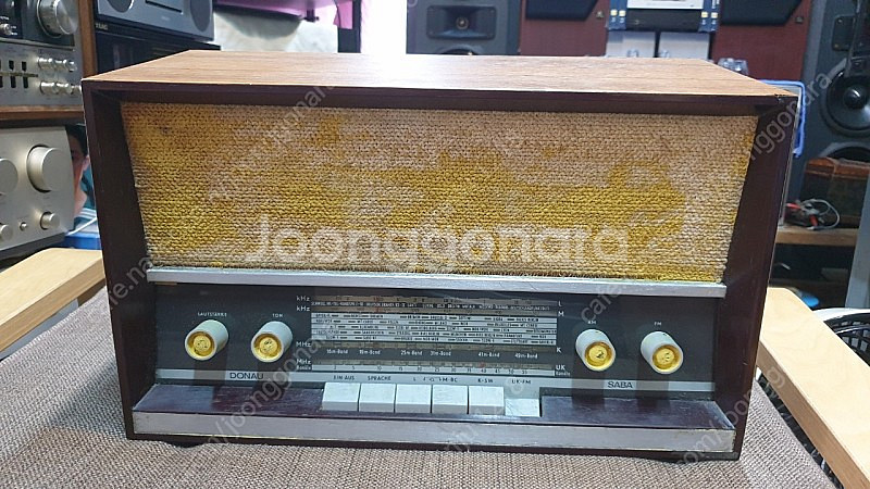 사바 진공관 라디오 Donau 15--1