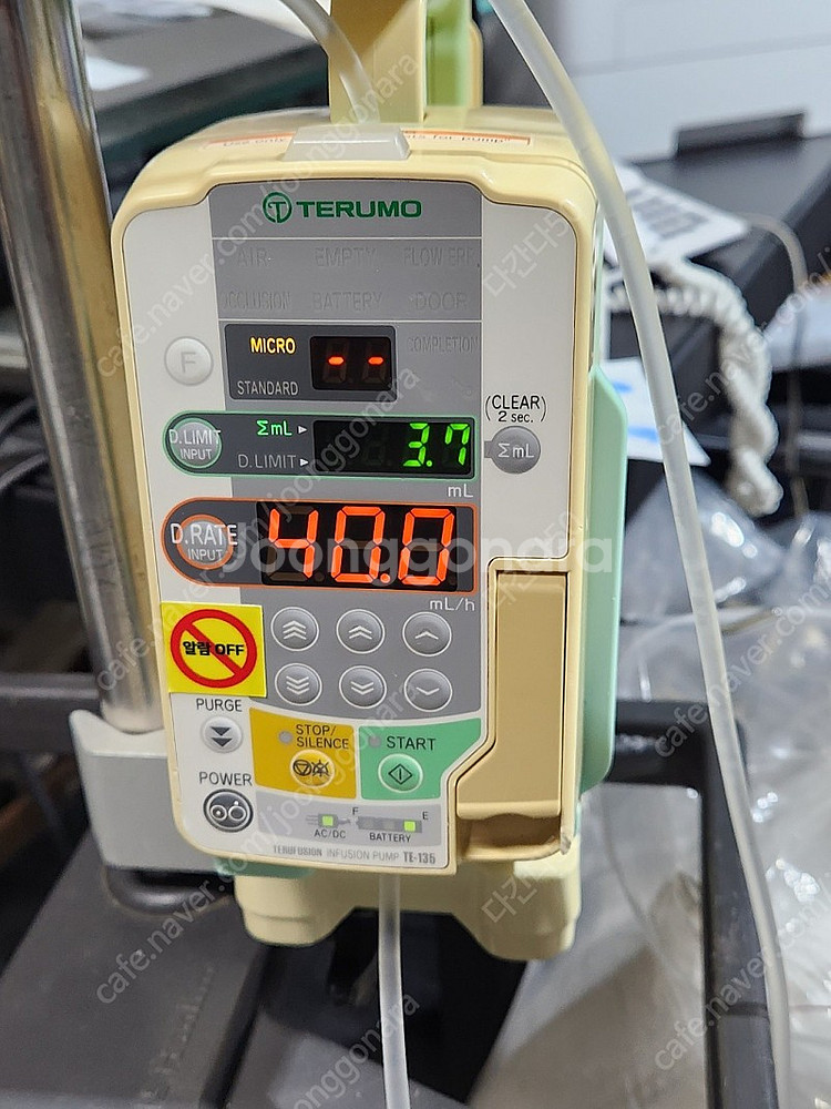 terumo infusion pump te-135--3