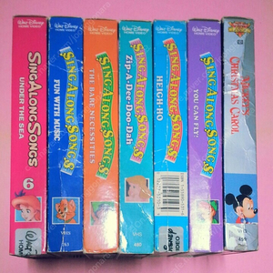 디즈니 - SING ALONG SONGS (VHS)