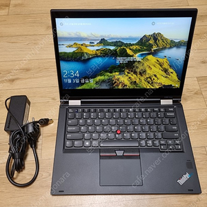 씽크패드/ Thinkpad x380 Yoga 팝니다. (i5-8350U, 16GB, 256GB) 15만