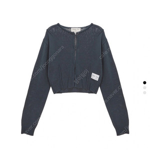 마뗑킴 crop hook knit cardigan