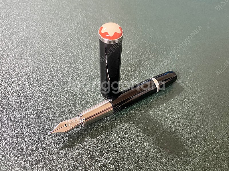 몽블랑 헤리티지컬렉션 루즈엣느와 베이비 만년필&전용파우...--1