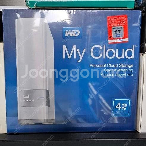 미개봉 WD My cloud (마이 클라우드) 4TB ...--0