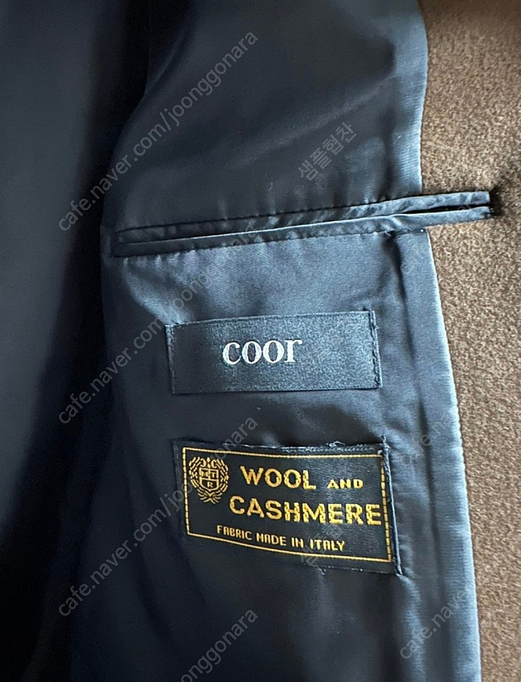 쿠어 MTR 다크브라운 코트 L 이미지