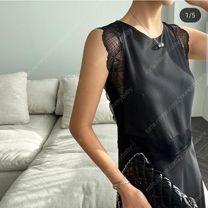 [가격내림] 아디세떼흐 루흐 하엄지 블랙 레이스 드레스 L 사이즈 - 택포 4만원
