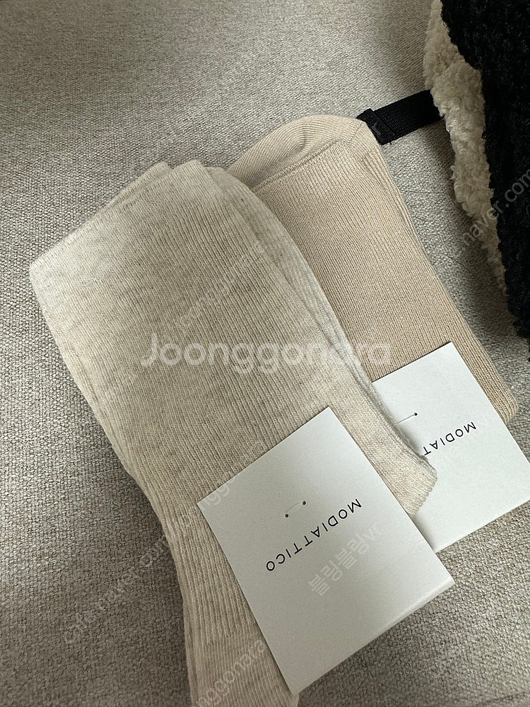모디아티코 볼캡 (크림,블랙)--9