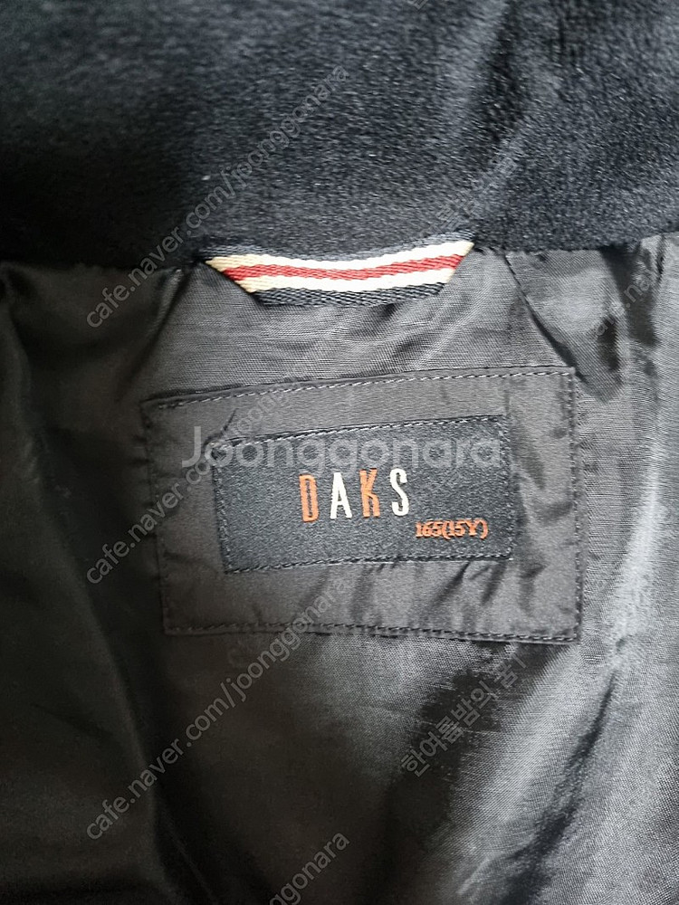 닥스키즈 블랙 컬러 구스 다운 패딩--5