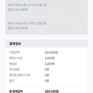 코요태콘서트vip floor석2연석