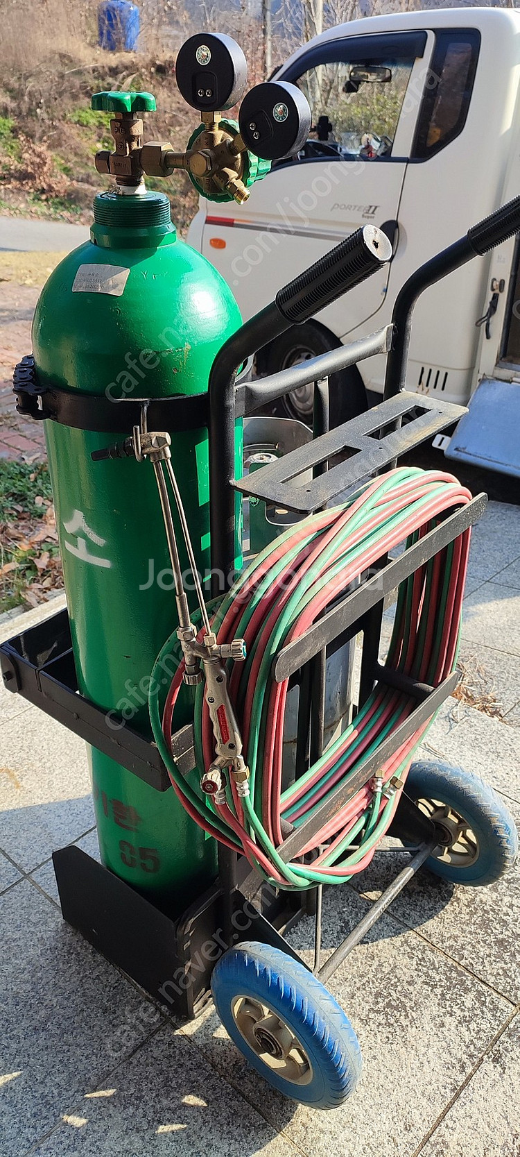 산소절단 세트 산소통 Lpg 토치 구르마--4
