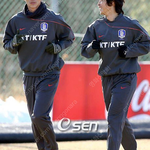 희귀매물)) 한국 국가대표 08-10 축구유니폼 대한민국 축구 국대 쉘탑 , 웜업 XL 105 컨디션AAA