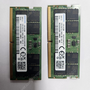 32GB(2RX8) 노트북 램 DDR5 PC5-5600B 2개 판매