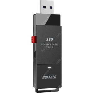 BUFFALO External SSD 1TB - Up to 600MB/s - USB-C - USB-A - USB 3.2 Gen 2 (Compatible with PS4 / PS5