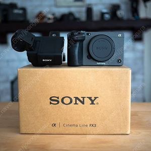 Sony FX3 박스풀셋 (개봉만 한 제품)