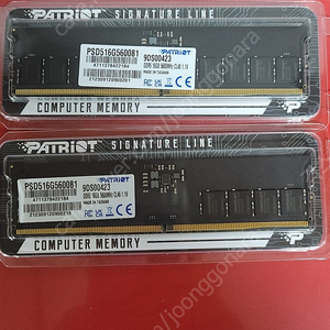 미개봉 RAM PATRIOT DDR5 16G ×2 5600MHz CL46 페트리어트 총 32기가