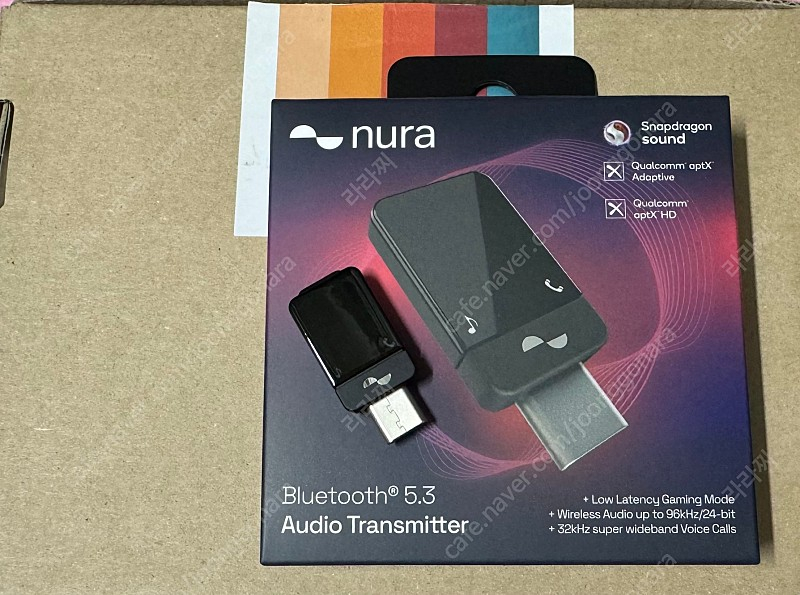 [누라 동글] Nura Bluetooth 5.3 Audio Transmitter 이미지