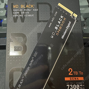 WD BLACK SN850X 2TB 미개봉