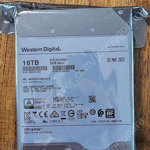 WD 18TB 울트라스타 HDD 판매합니다