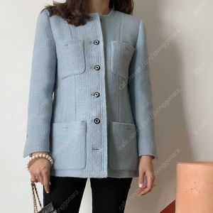 쎄모먼 Gracelyn Tweed Jacket 트위드 자켓 36 사이즈